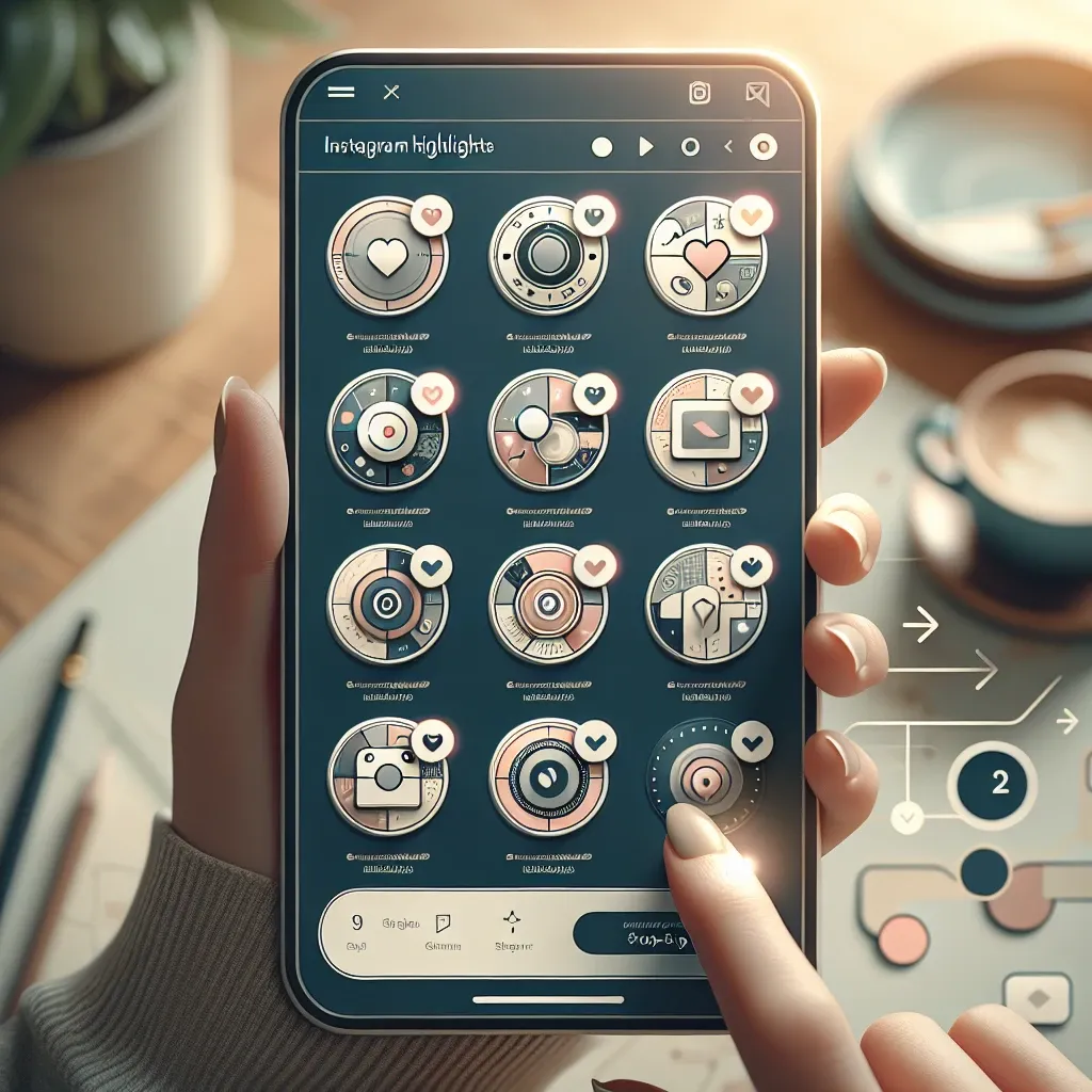 "Tutorial Cara Membuat Highlights Instagram Menarik dengan langkah-langkah visual yang kreatif dan tips desain atraktif."
