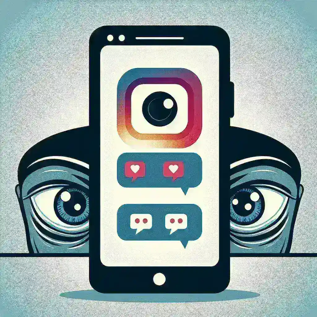 "Ilustrasi cara menggunakan Instagram Story Viewer untuk melihat cerita secara anonim dengan langkah-langkah yang mudah dan cepat."